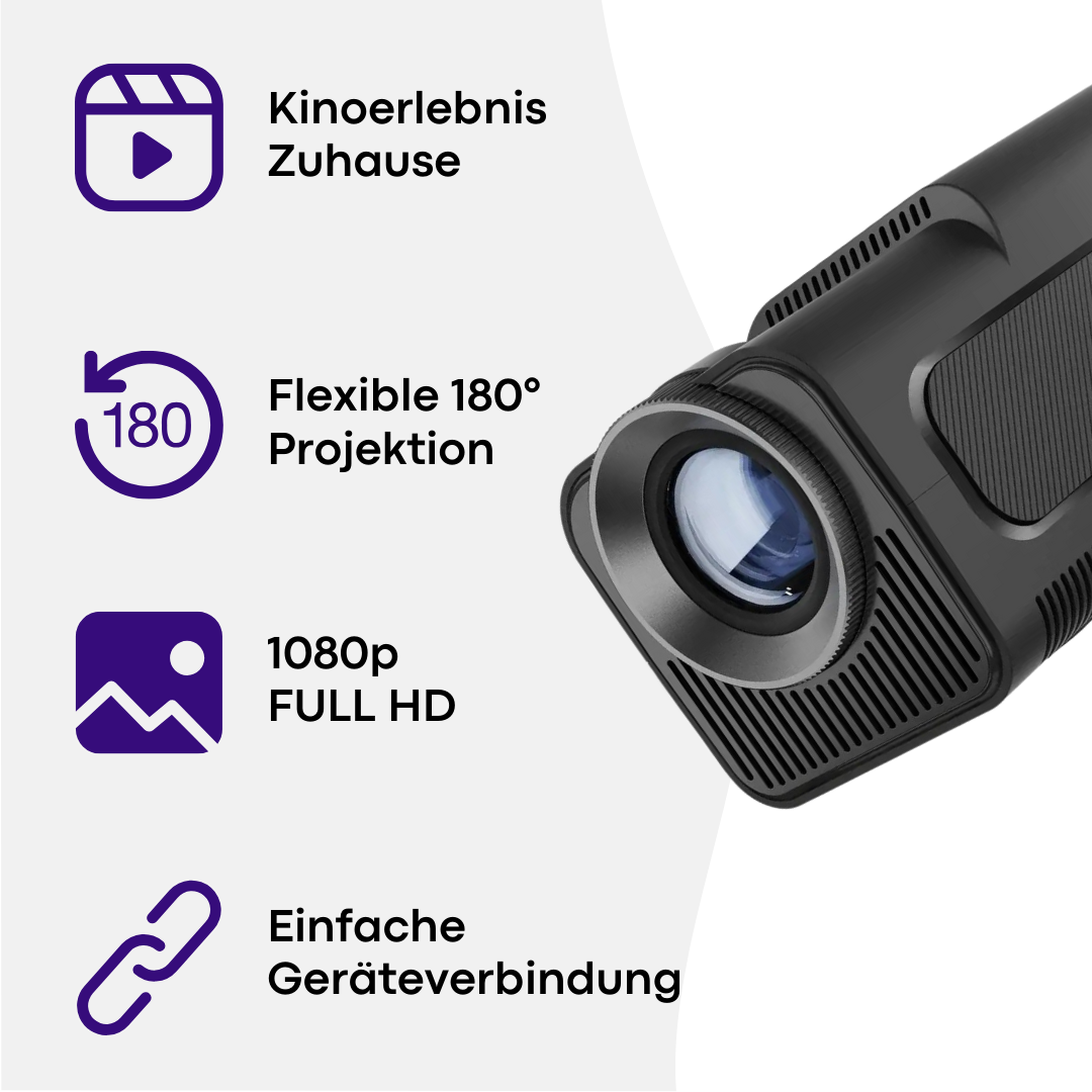 FeliFlixPro 2.0 Heimkino Projektor