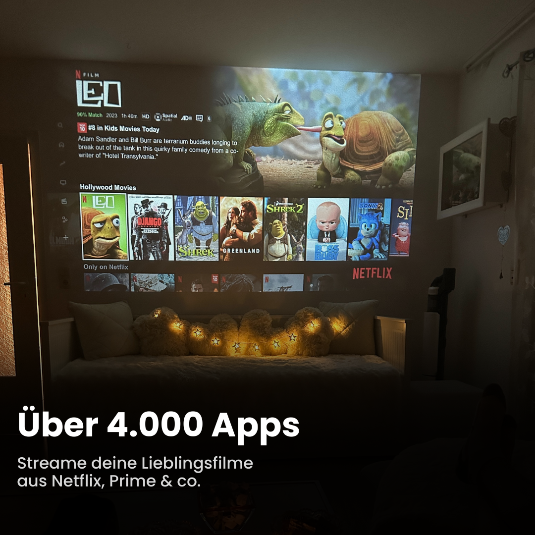 FeliFlixPro Heimkino Projektor